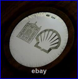 Sterling Silver Mazer Bowl Shell Oil Modernist C F Coyler 1987 Scottish Dorset