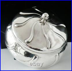 Sterling Silver Powder Bowl, Scottish Antique Edinburgh 1767, Patrick Robertson