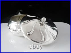 Sterling Silver Powder Bowl, Scottish Antique Edinburgh 1767, Patrick Robertson