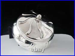 Sterling Silver Powder Bowl, Scottish Antique Edinburgh 1767, Patrick Robertson