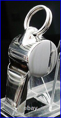 Sterling Silver Referee Whistle, Scottish Hallmarked, Dog Training