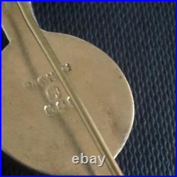 Sterling Silver Scottish Iona Agate Celtic Sword Brooch John Hart 1968 Edinburgh