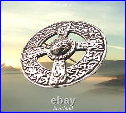 Sterling Silver Scottish Iona Prioress Anna Brooch WH Darby Alexander Ritchie