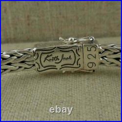 Sterling Silver Scottish Lion Rampant Weave Bracelet by Keith Jack Celtic Clasp