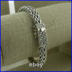 Sterling Silver Scottish Lion Rampant Weave Bracelet by Keith Jack Celtic Clasp