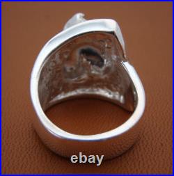 Sterling Silver Scottish Terrier Head Study Ring