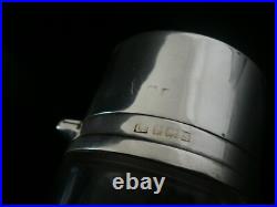 Sterling Silver Scottish Thistle Enamel Scent Bottle, Lawrence Emanuel 1917