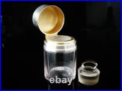 Sterling Silver Scottish Thistle Enamel Scent Bottle, Lawrence Emanuel 1917