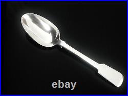 Sterling Silver Serving Spoon, Scottish Antique Edinburgh 1828, R Vernon