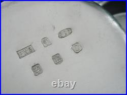 Sterling Silver Sugar Bowl Cream Jug Sugar Cube Lift, Contemporary Scottish