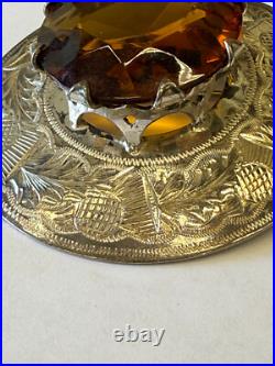 Sterling Silver Ward Brothers Scottish Thistle Brooch/Pendant