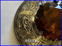 Sterling Silver Ward Brothers Scottish Thistle Brooch/Pendant