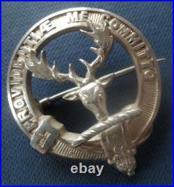 Stg. Silver Scottish PARK Clan Brooch h/m 1935 Edinburgh Hamilton & Inches