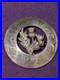 Stunning Large Scottish Sterling Silver Circular Carved Brooch