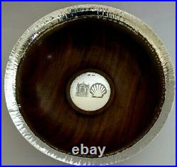 Stunning Sterling Silver Mazer Bowl Shell Oil Modernist C F Coyler 1987 Scottish