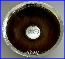 Stunning Sterling Silver Mazer Bowl Shell Oil Modernist C F Coyler 1987 Scottish