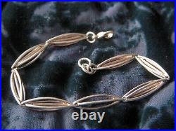 Stunning Sterling Silver Scottish Ola Gorie North Star Bracelet. 7.5. B26