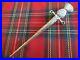 Superb Large Vintage Sterling Silver 925 Scottish Thistle Kilt Pin Ukhm 18.9 Gr