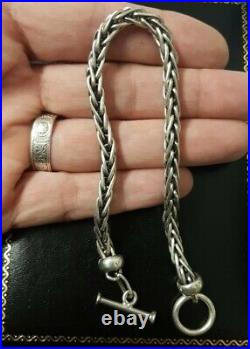 Tianguis Jackson Scottish Silver Bracelet Wheat Link 9 32g