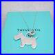 Tiffany & Co Solid Sterling Silver Scottie Scottish Terrier Dog Pendant Necklace