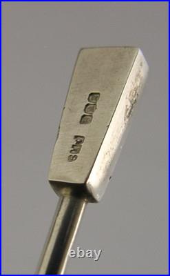 Unusual Solid Silver Scottish Curling Trophy Stand 1984 Sporting