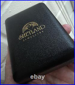 VERY LARGE Shetland Silver St. Ninians Brooch Scottish h/m Edinburgh 1999