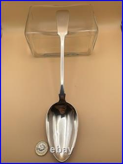 VERY RARE ELGIN JOSEPH POZZI SCOTTISH PROVINCIAL SOLID SILVER BASTING SPOON, 97g