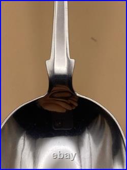 VERY RARE ELGIN JOSEPH POZZI SCOTTISH PROVINCIAL SOLID SILVER BASTING SPOON, 97g