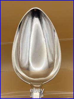 VERY RARE ELGIN JOSEPH POZZI SCOTTISH PROVINCIAL SOLID SILVER BASTING SPOON, 97g