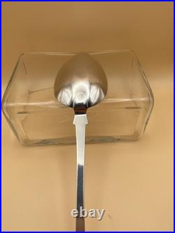 VERY RARE ELGIN JOSEPH POZZI SCOTTISH PROVINCIAL SOLID SILVER BASTING SPOON, 97g