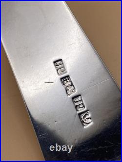 VERY RARE ELGIN JOSEPH POZZI SCOTTISH PROVINCIAL SOLID SILVER BASTING SPOON, 97g