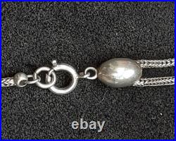 VICTORIAN SCOTTISH AGATE BRACELET NECKLACE with Silver Extension Chain SUPERB