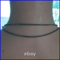 VICTORIAN SCOTTISH AGATE BRACELET NECKLACE with Silver Extension Chain SUPERB