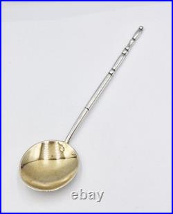 VICTORIAN SCOTTISH STERLING SILVER REPLICA SPOON Edinburgh 1895