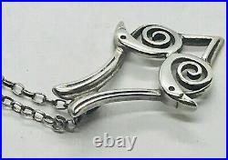 VINTAGE OLA GORIE ORKNEY SCOTTISH SILVER PENDANT c1970's, 4.3g