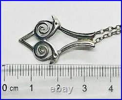 VINTAGE OLA GORIE ORKNEY SCOTTISH SILVER PENDANT c1970's, 4.3g