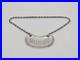 Victorian Scottish Provincial Sterling Silver Whisky Decanter Label Aberdeen