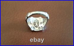 Victorian Sterling Silver Copy of Mary Queen of Scots & Lord Darnley 1565 Ring