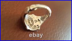 Victorian Sterling Silver Copy of Mary Queen of Scots & Lord Darnley 1565 Ring