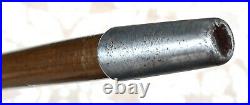 Vintage Antique Scottish DeWar Highlander Bronze Swagger Knob Walking Stick Cane