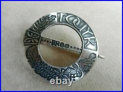 Vintage FOUYR Sterling Silver Scottish Brooch Charles George Alexander 81C5