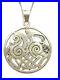 Vintage Jack Rae Scottish Shetland St. Silver Odin & Sleipnir Pendant Necklace