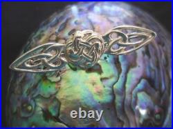 Vintage Jewelry Sterling Silver Celtic Scottish Brooch Pin Antique Jewellery