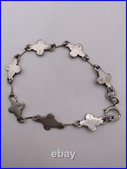 Vintage Malcolm Gray Ortak Silver Skara Brae Bracelet Scottish