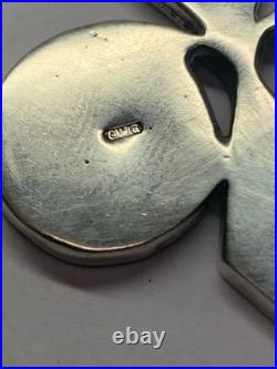 Vintage Ola Gorie Large Scottish Silver Pendant Skara Brae Omg Celtic