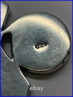 Vintage Ola Gorie Large Scottish Silver Pendant Skara Brae Omg Celtic