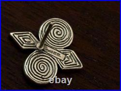 Vintage Ola Gorie OMG Skara Brae Scottish Sterling Silver Stud Earrings 925