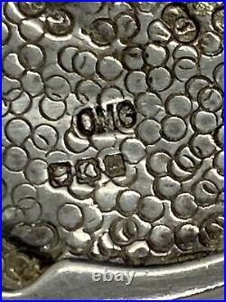 Vintage Ola Gorie Scottish Sterling Silver Meashowe Dragon Pin Brooch12.22g