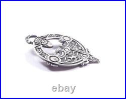 Vintage Ola M Gorie Brooch Sterling Silver Scottish 1976 Hallmark Orkney