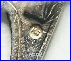 Vintage Pat Cheney for Ortak Scottish Sterling Silver and Enamel Dangle Earrings